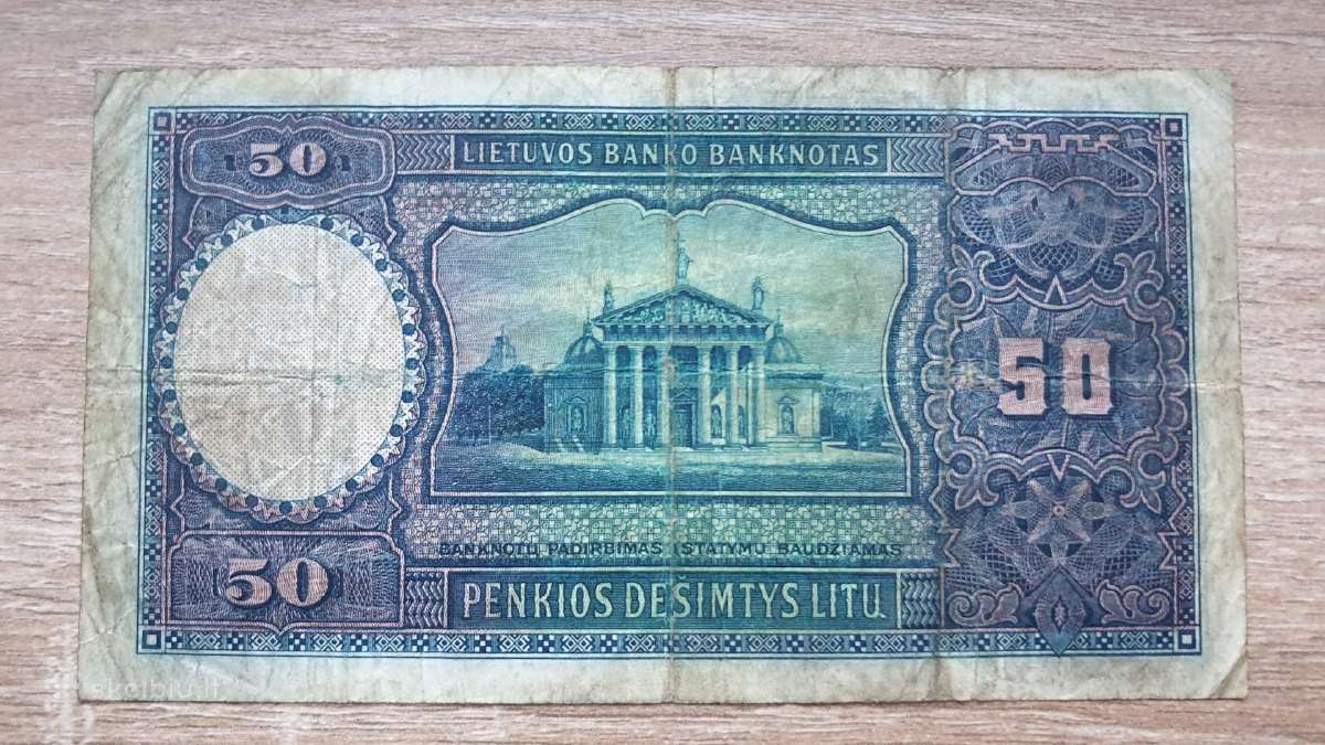 1928 metų 50 litų - nuotraukos Nr. 2
