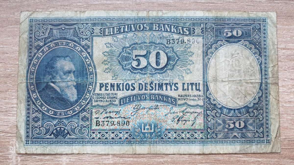 1928 metų 50 litų