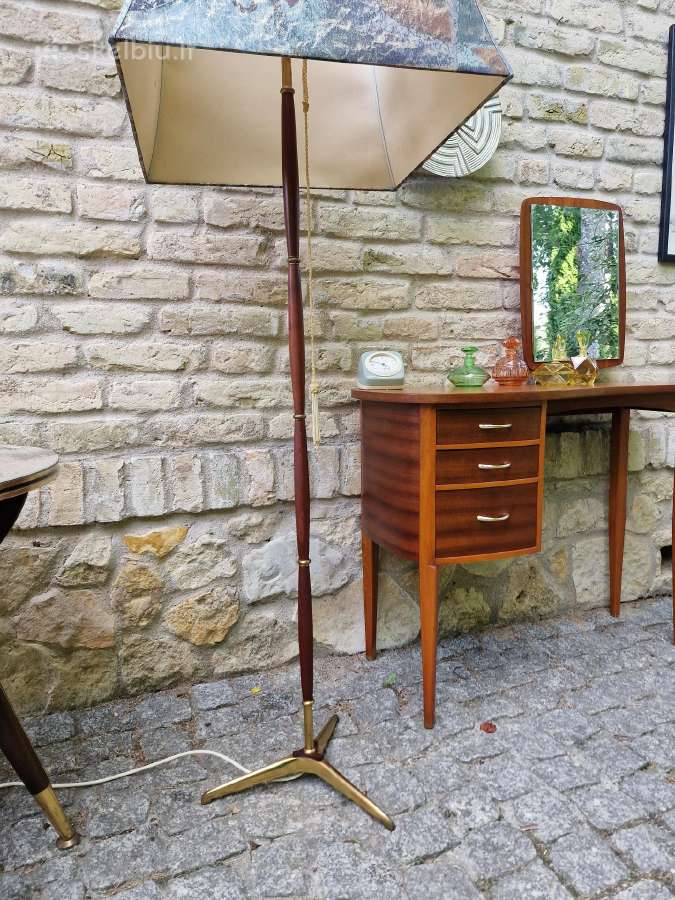 Vintažinis mid century palisandro-žalvariotoršeras - nuotraukos Nr. 7