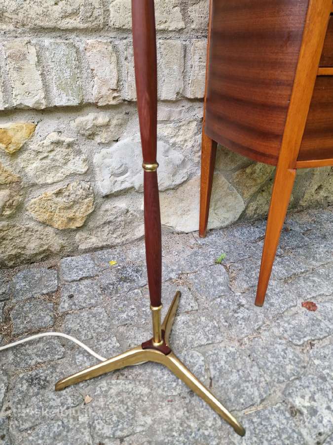 Vintažinis mid century palisandro-žalvariotoršeras - nuotraukos Nr. 8