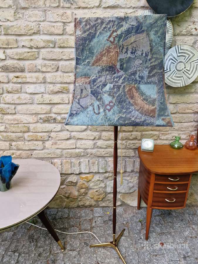 Vintažinis mid century palisandro-žalvariotoršeras - nuotraukos Nr. 14