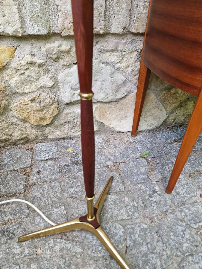 Vintažinis mid century palisandro-žalvariotoršeras - nuotraukos Nr. 15