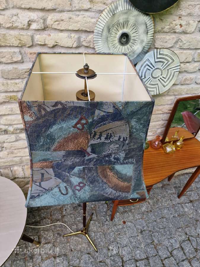 Vintažinis mid century palisandro-žalvariotoršeras - nuotraukos Nr. 19