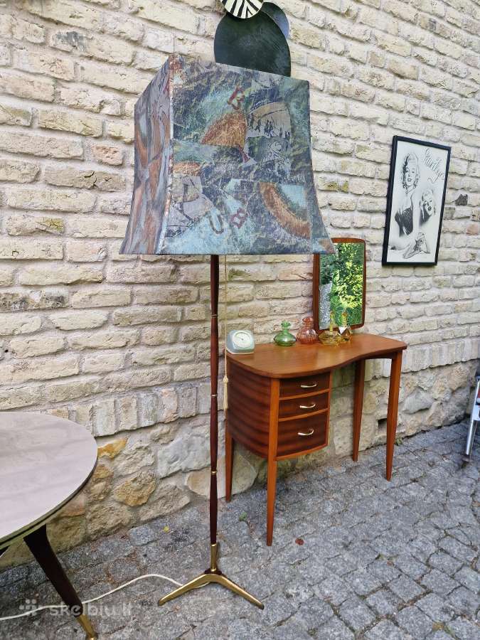 Vintažinis mid century palisandro-žalvariotoršeras - nuotraukos Nr. 20