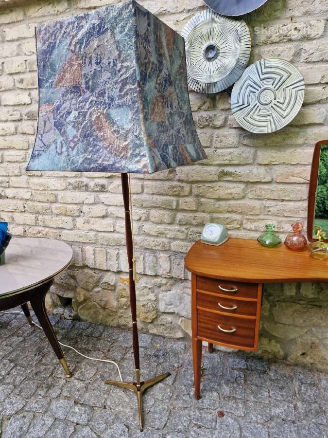 Vintažinis mid century palisandro-žalvariotoršeras - nuotraukos Nr. 21