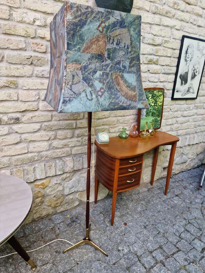 Vintažinis mid century palisandro-žalvariotoršeras - nuotraukos Nr. 22