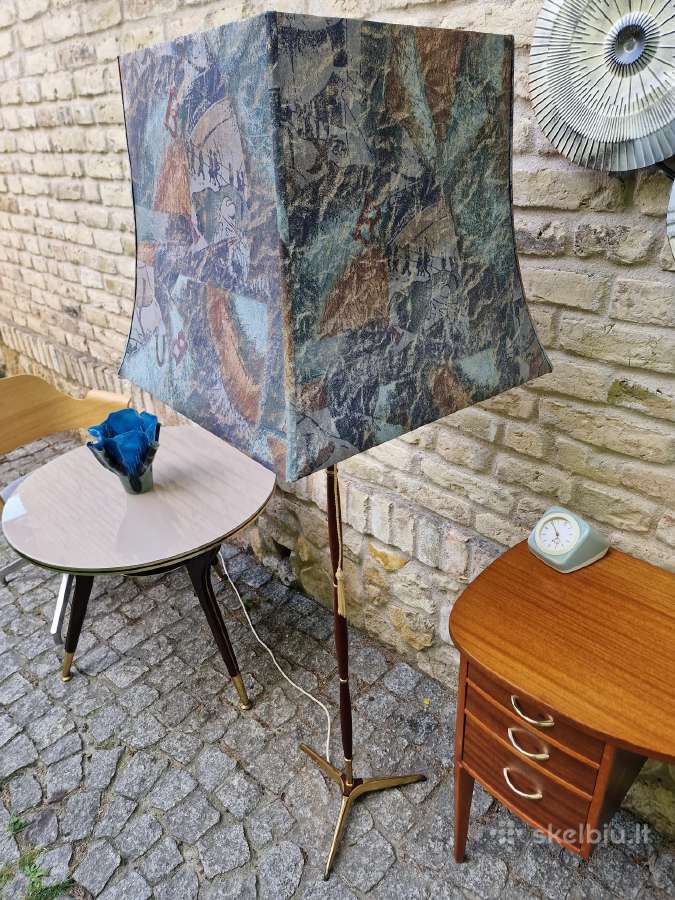 Vintažinis mid century palisandro-žalvariotoršeras - nuotraukos Nr. 23