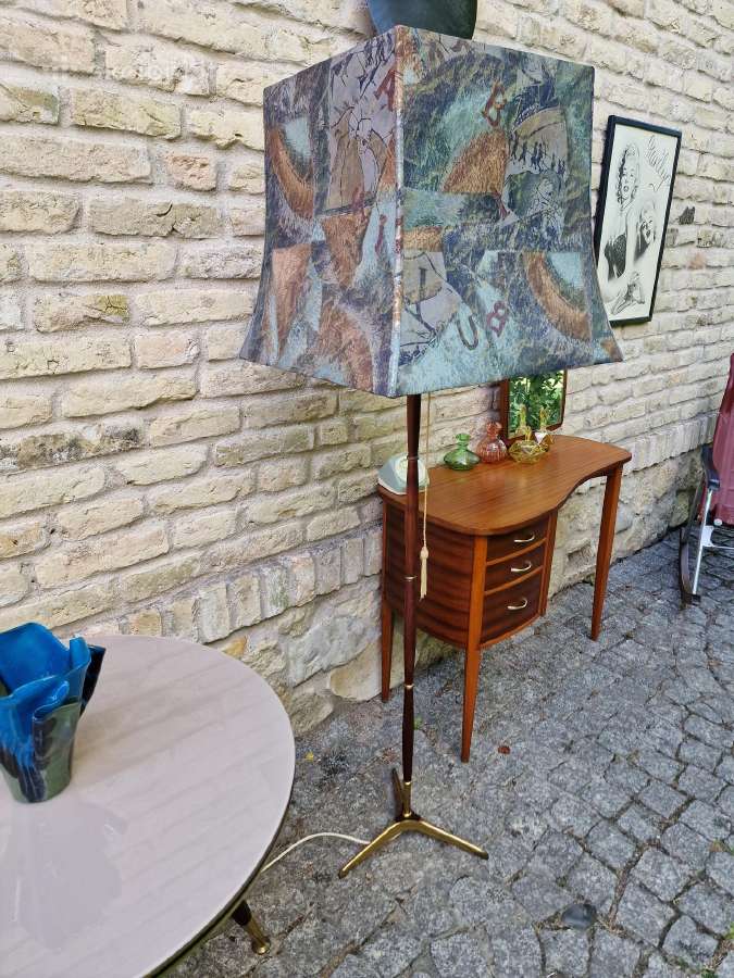 Vintažinis mid century palisandro-žalvariotoršeras - nuotraukos Nr. 25