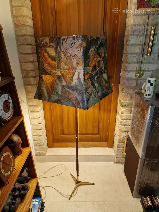 Vintažinis mid century palisandro-žalvariotoršeras - nuotraukos Nr. 28