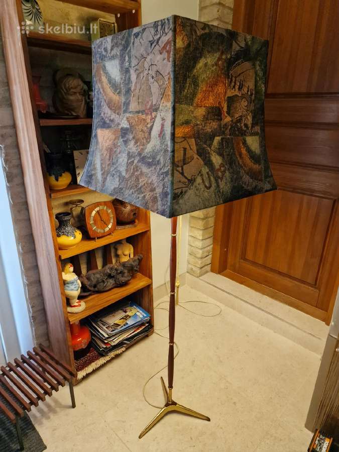 Vintažinis mid century palisandro-žalvariotoršeras - nuotraukos Nr. 31
