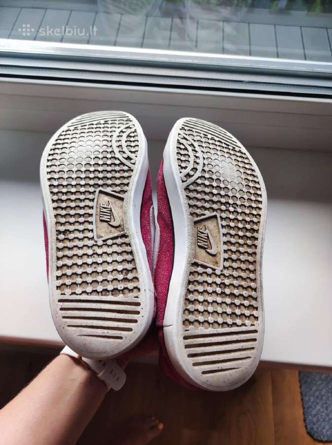 Dėvėti ryškiai rožiniai Nike Match Mid Sneakers - nuotraukos Nr. 8