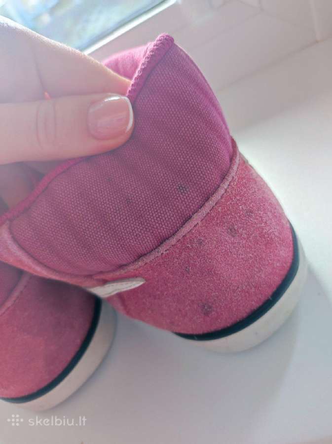 Dėvėti ryškiai rožiniai Nike Match Mid Sneakers - nuotraukos Nr. 13