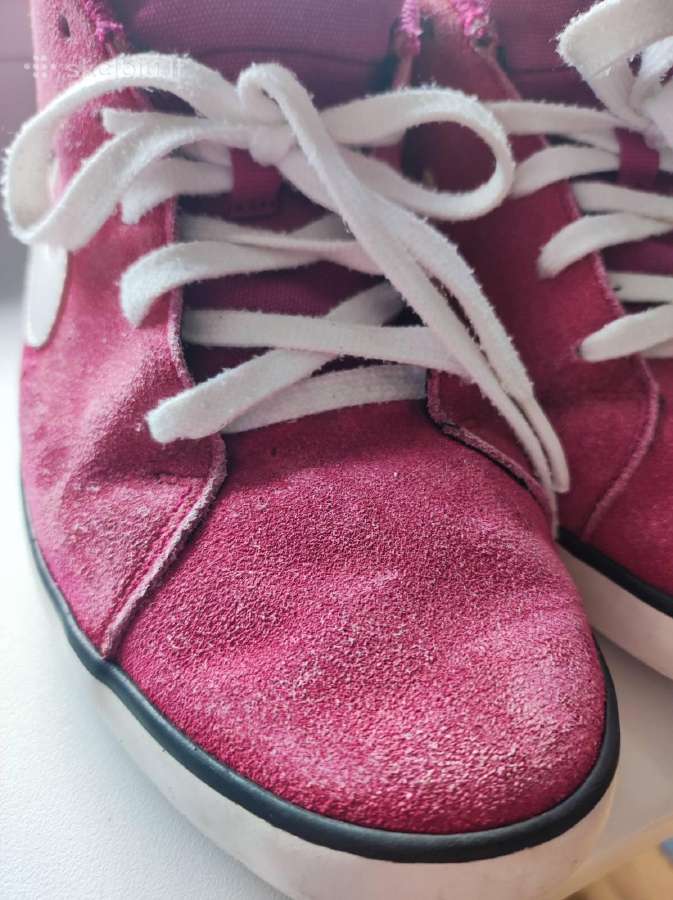 Dėvėti ryškiai rožiniai Nike Match Mid Sneakers - nuotraukos Nr. 14