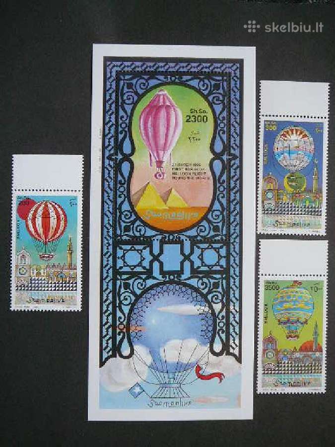 Balionai Somalis 1999 Mnh sml750