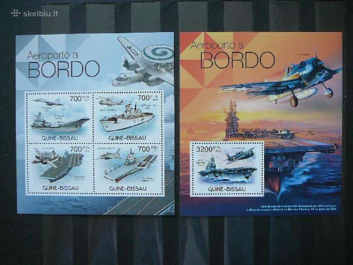 Lektuvai Laivai Gvineja Bisau 2012 Mnh bs752