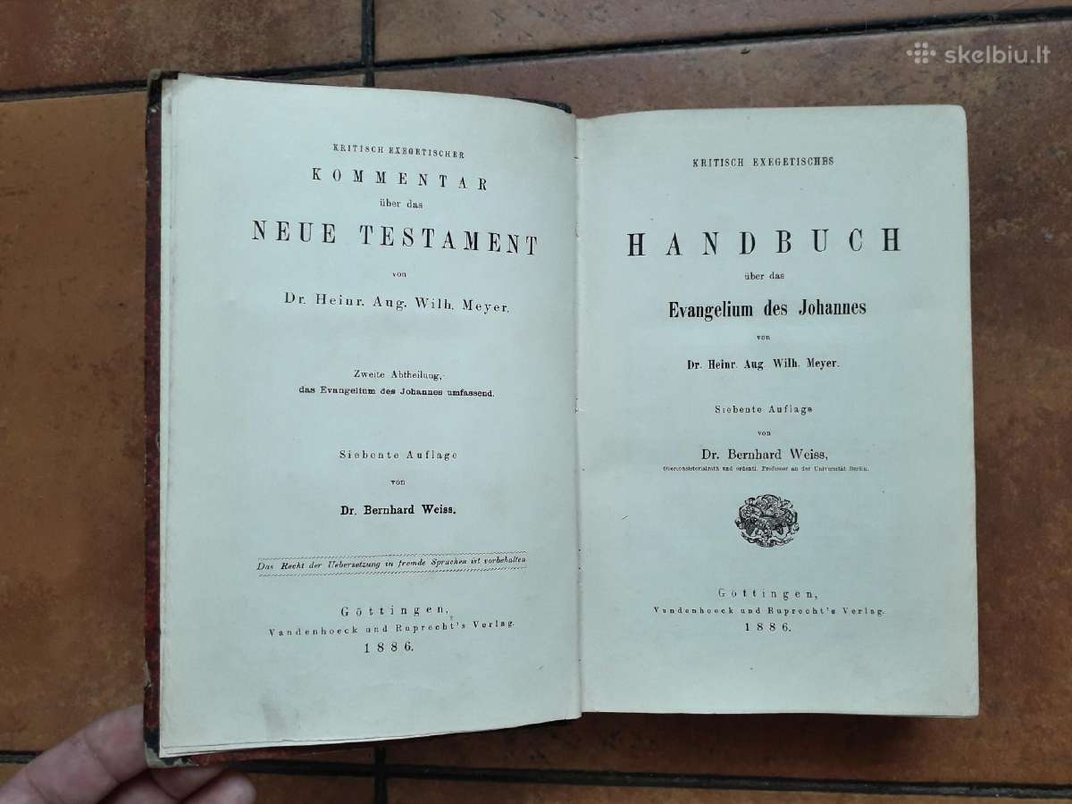 Teodoro Kupferio bibliotekos knygos 1886-1892 m. - nuotraukos Nr. 7