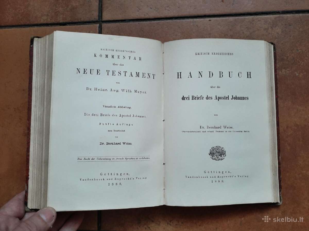 Teodoro Kupferio bibliotekos knygos 1886-1892 m. - nuotraukos Nr. 8
