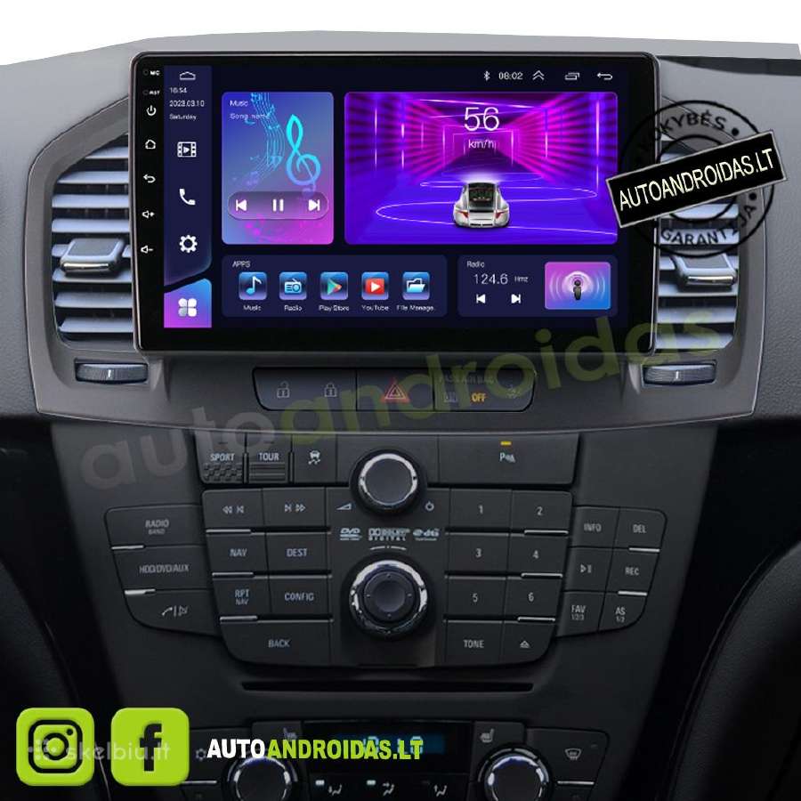 Opel Insignia 2009-18 Android multimedia GPS/WiFi