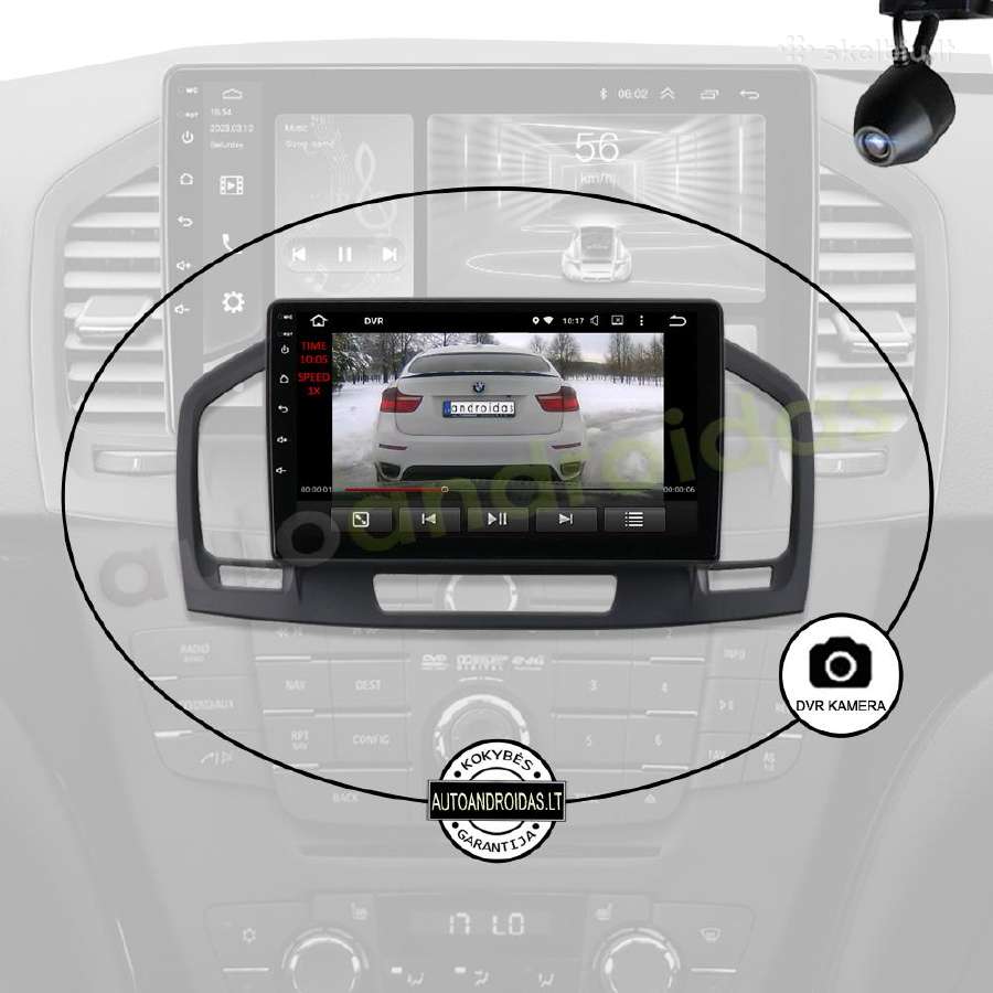Opel Insignia 2009-18 Android multimedia GPS/WiFi - nuotraukos Nr. 8