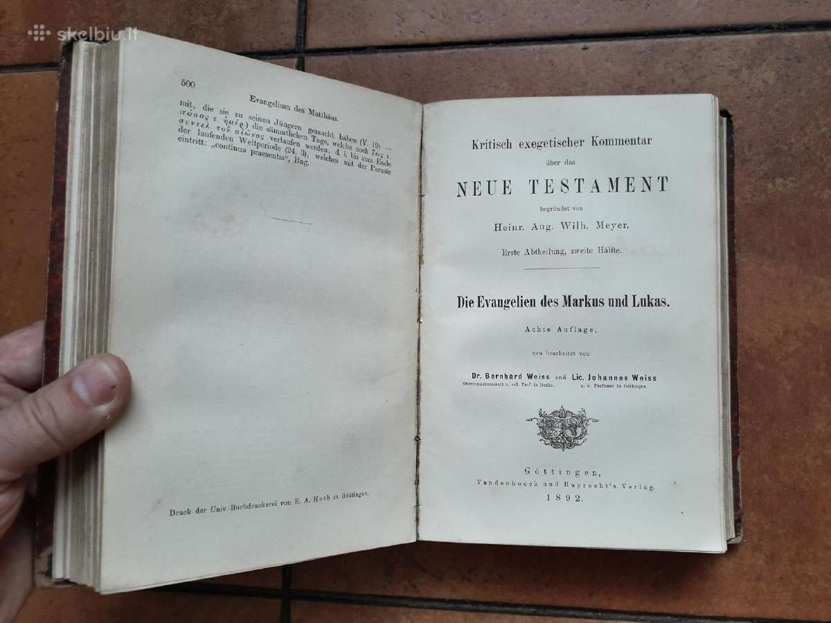Teodoro Kupferio bibliotekos knygos 1886-1892 m. - nuotraukos Nr. 19
