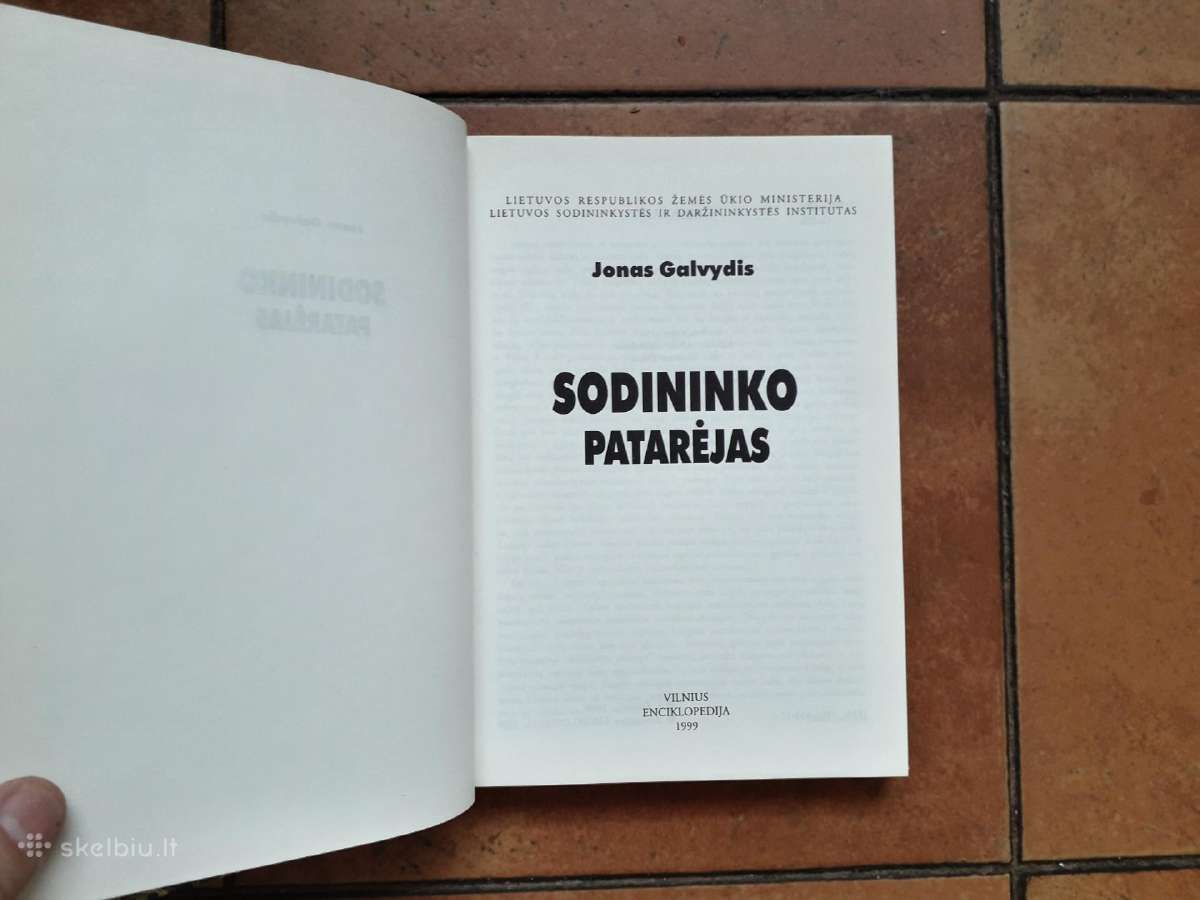 Jonas Galvydis "Sodininko patarėjas" 1999 metai - nuotraukos Nr. 3