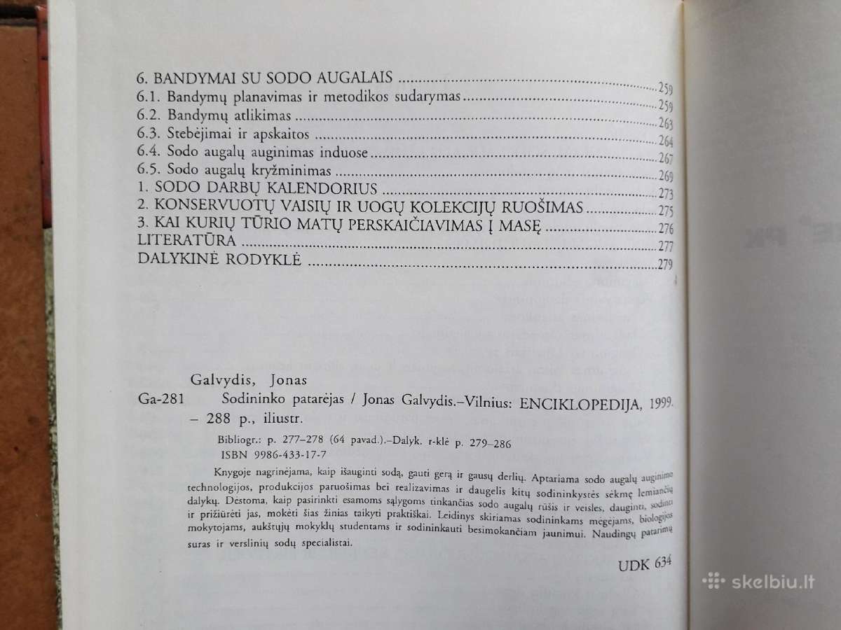 Jonas Galvydis "Sodininko patarėjas" 1999 metai - nuotraukos Nr. 8