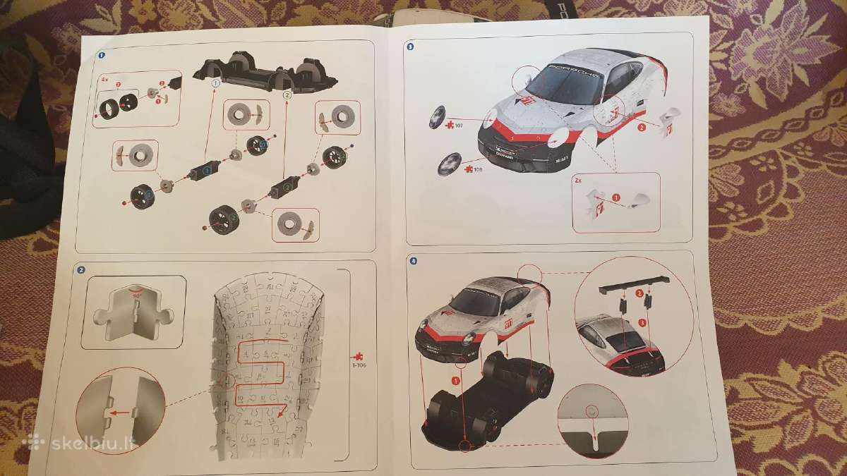 Pard. puzlle 3D delione - Automobilis iš anglijos. - nuotraukos Nr. 4