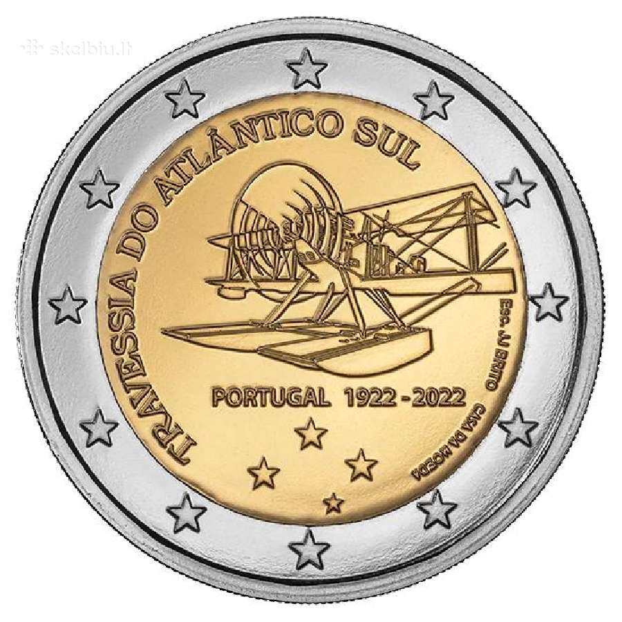 Portugalijos proginės euro monetos - nuotraukos Nr. 7
