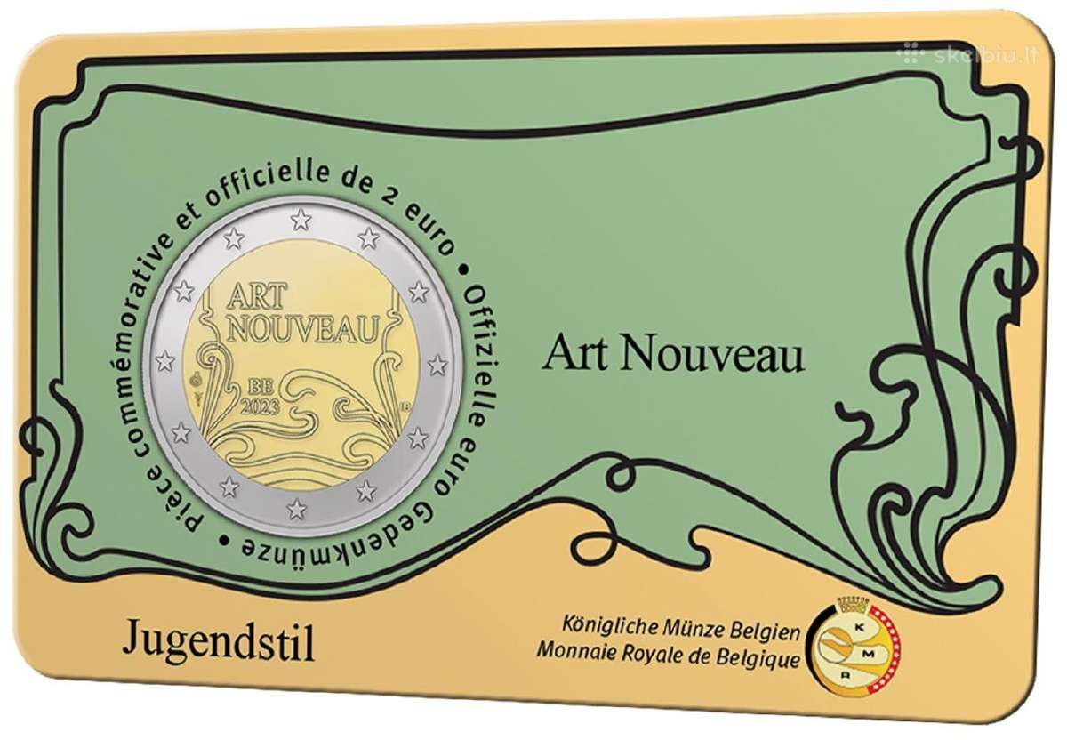 Belgijos proginės euro monetos - nuotraukos Nr. 9