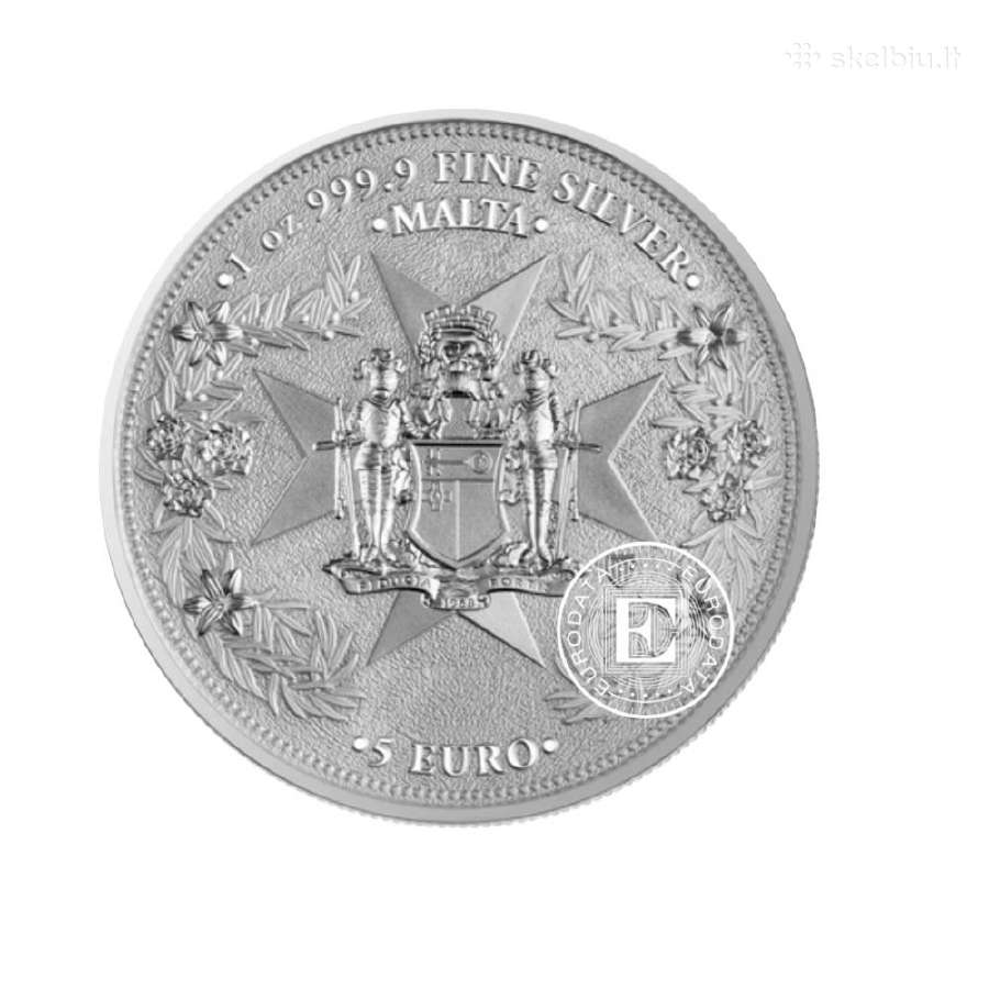 1 oz sidabrinė moneta Auksinis erelis, Malta 2023 - nuotraukos Nr. 2