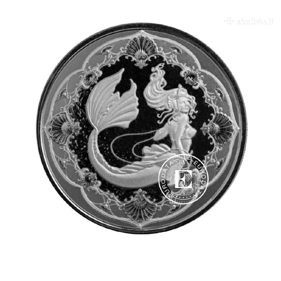 1 oz sidabrinė moneta Jūrų princesė Undinė