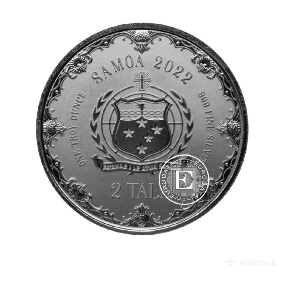 1 oz sidabrinė moneta Jūrų princesė Undinė - nuotraukos Nr. 2