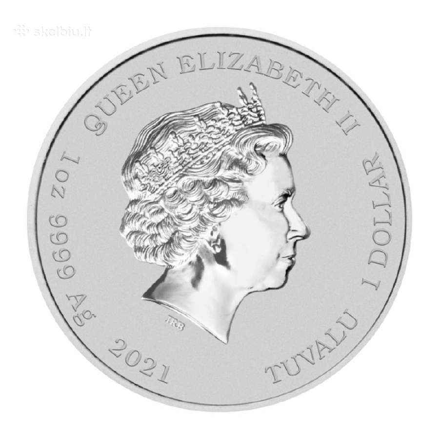 1 oz sidabrinė moneta Simpsonai - Mardžė ir Megė - nuotraukos Nr. 2