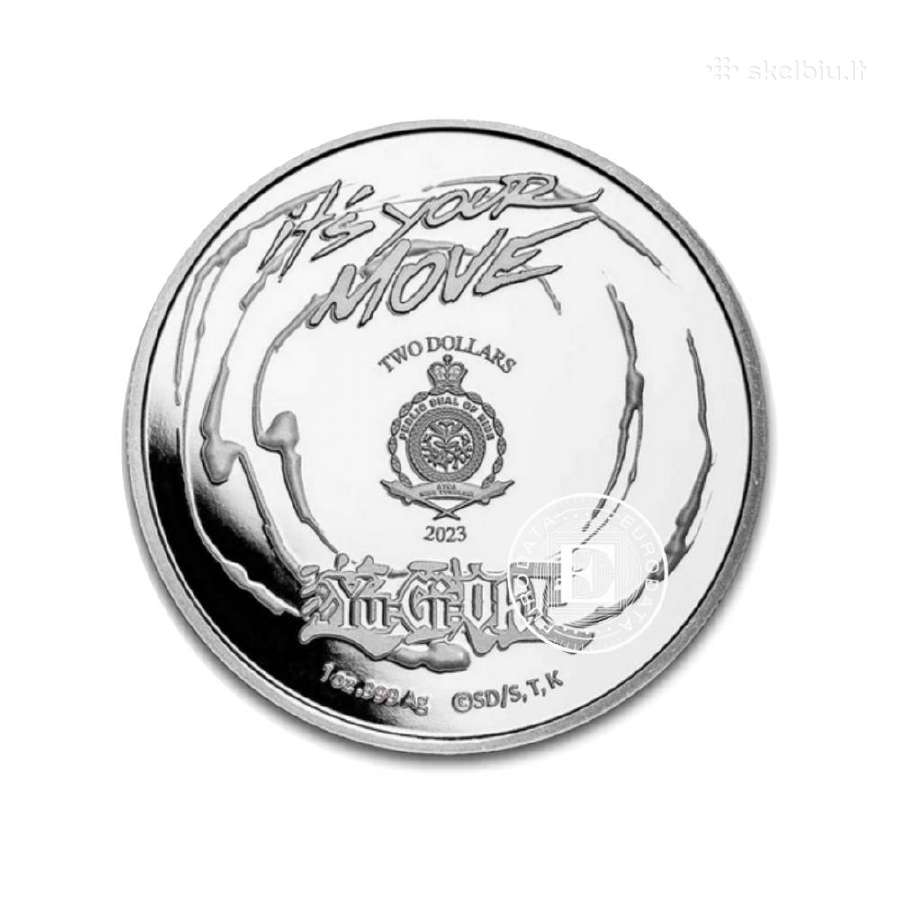 Moneta Žaidimo Flip Coin 25-s metinės Yugio, 2023 - nuotraukos Nr. 2