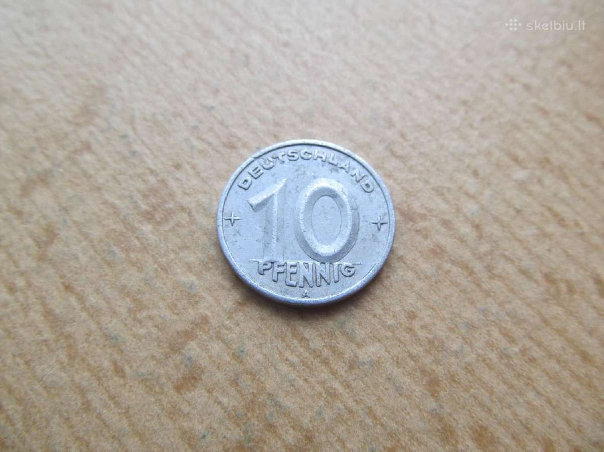 10 pfennig , Demokratinė Vokietija , 1948, 1949 A