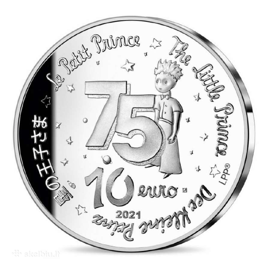 10 eurų sidabrinė moneta Mažasis Princas - nuotraukos Nr. 2