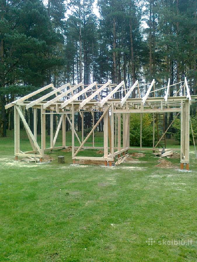 Stogu dengimas,karkasiniai namai,skardinimas - nuotraukos Nr. 10
