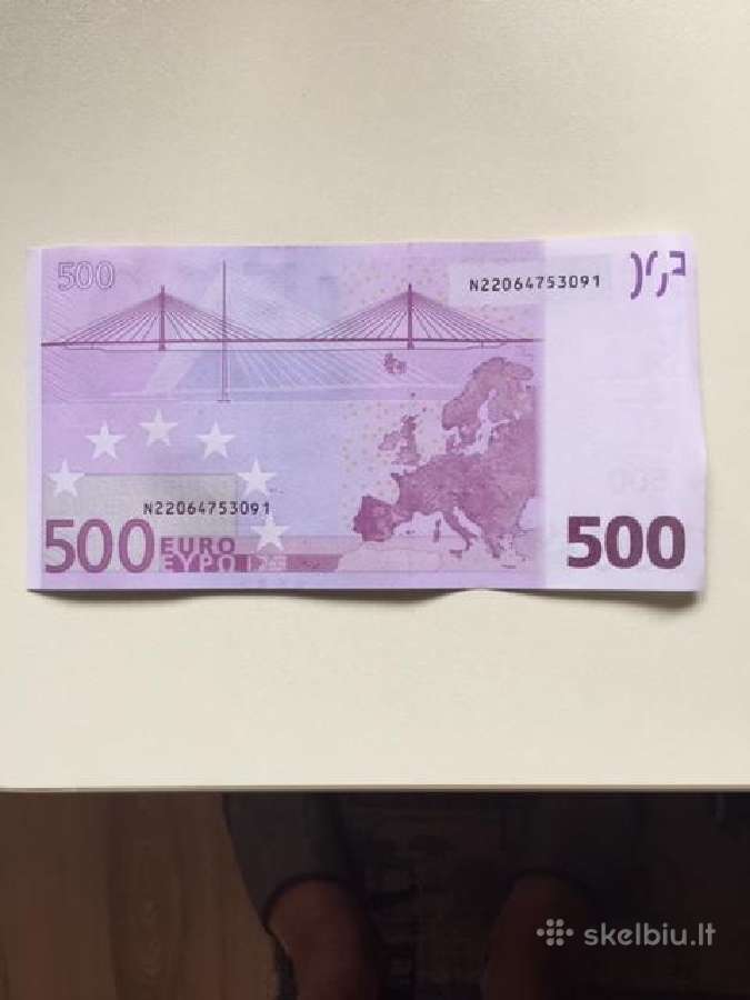 500 Eur Unc banknotas - nuotraukos Nr. 2