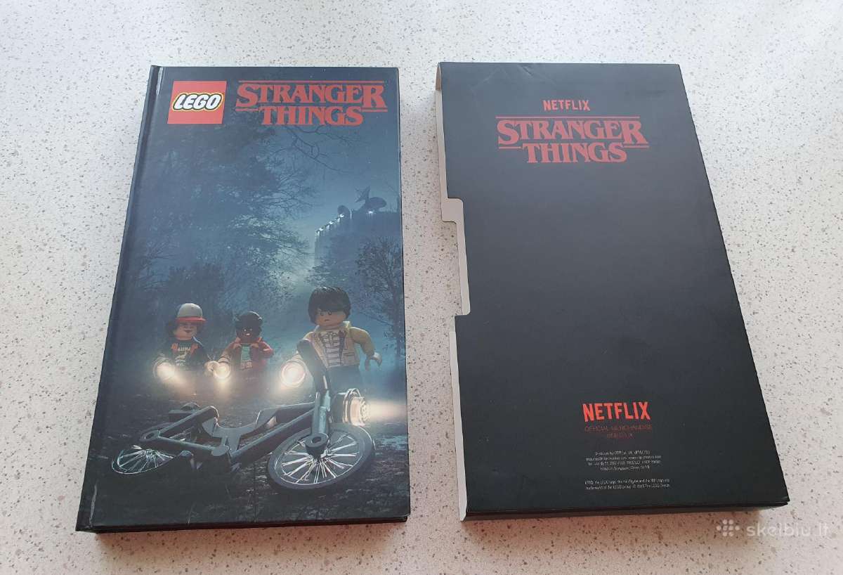 Stranger Things Lego užrašų knygelė