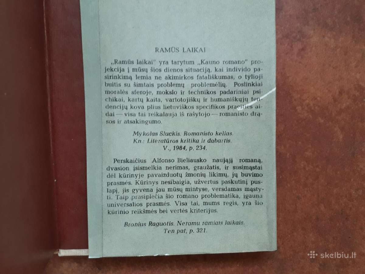 Alfonsas Bieliauskas "Raštai" 5 tomai 1986 metai - nuotraukos Nr. 10