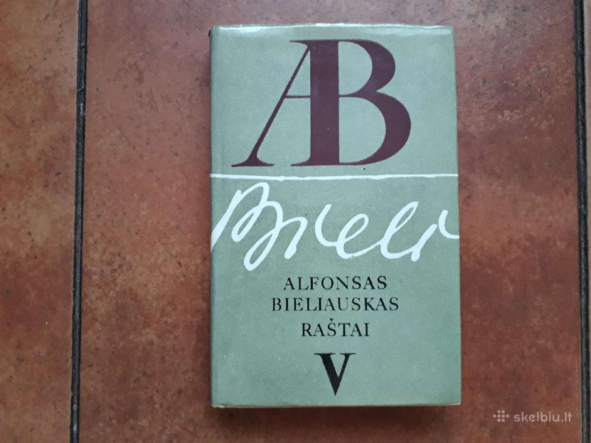 Alfonsas Bieliauskas "Raštai" 5 tomai 1986 metai - nuotraukos Nr. 11