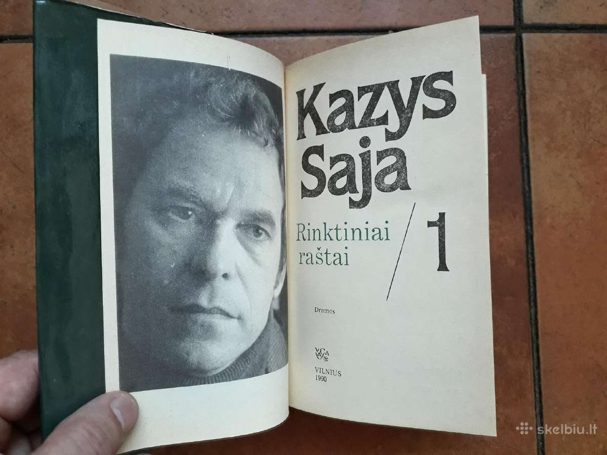 Kazys Saja "Rinktiniai raštai" 2 tomai 1990 metai - nuotraukos Nr. 4