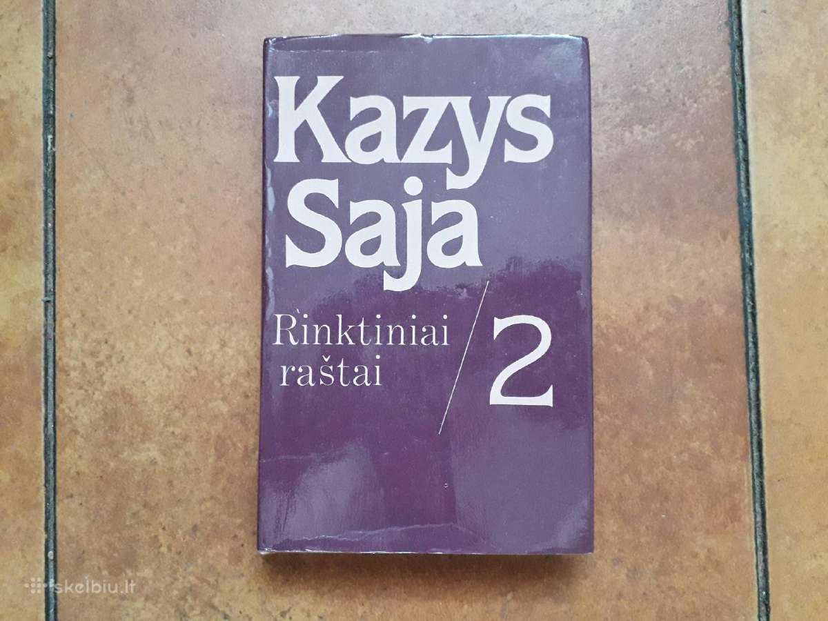 Kazys Saja "Rinktiniai raštai" 2 tomai 1990 metai - nuotraukos Nr. 7