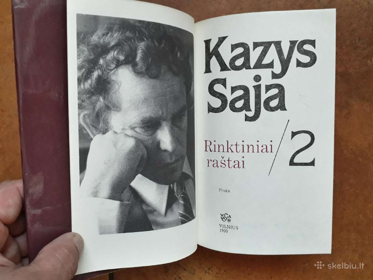 Kazys Saja "Rinktiniai raštai" 2 tomai 1990 metai - nuotraukos Nr. 8