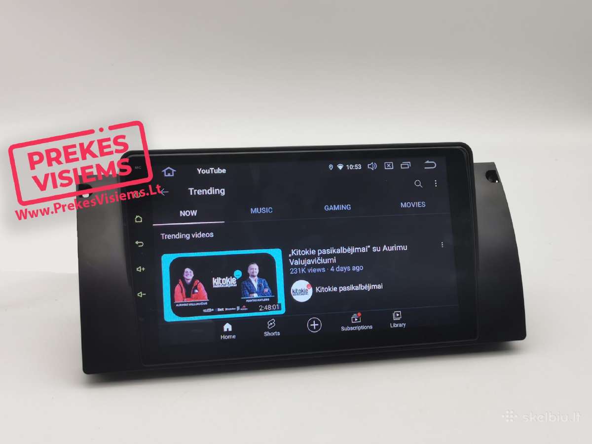 Bmw X5 E53 Multimedija Android 12 (1995-2003) 9" - nuotraukos Nr. 9