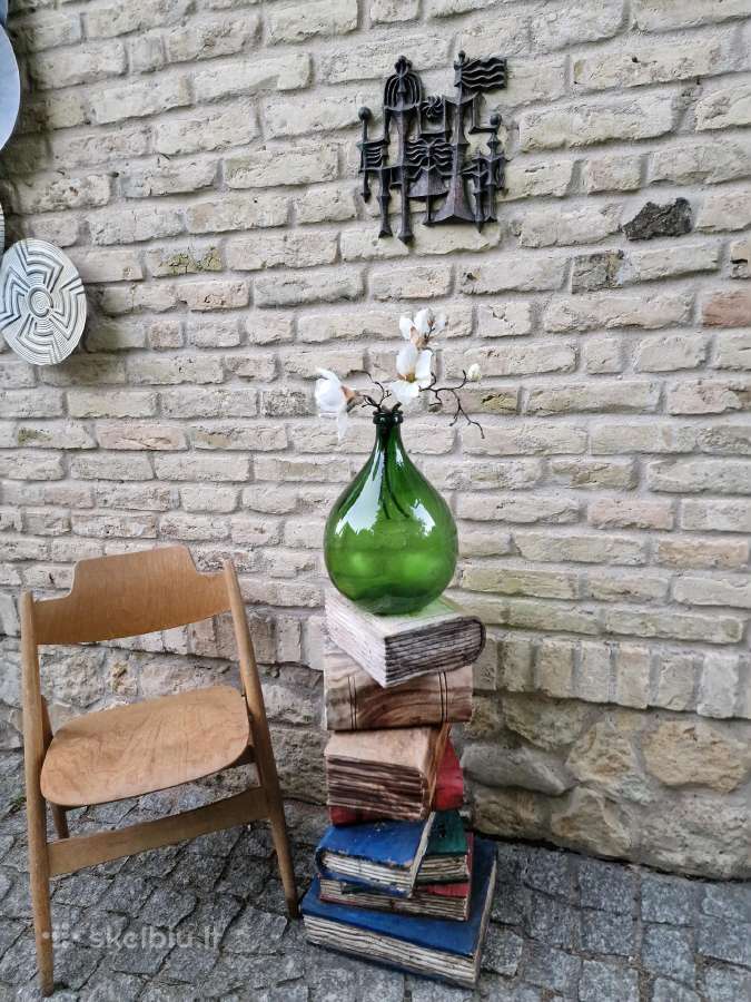 Vintažinės tikmedžio masyvo kolonos-stovai - nuotraukos Nr. 29