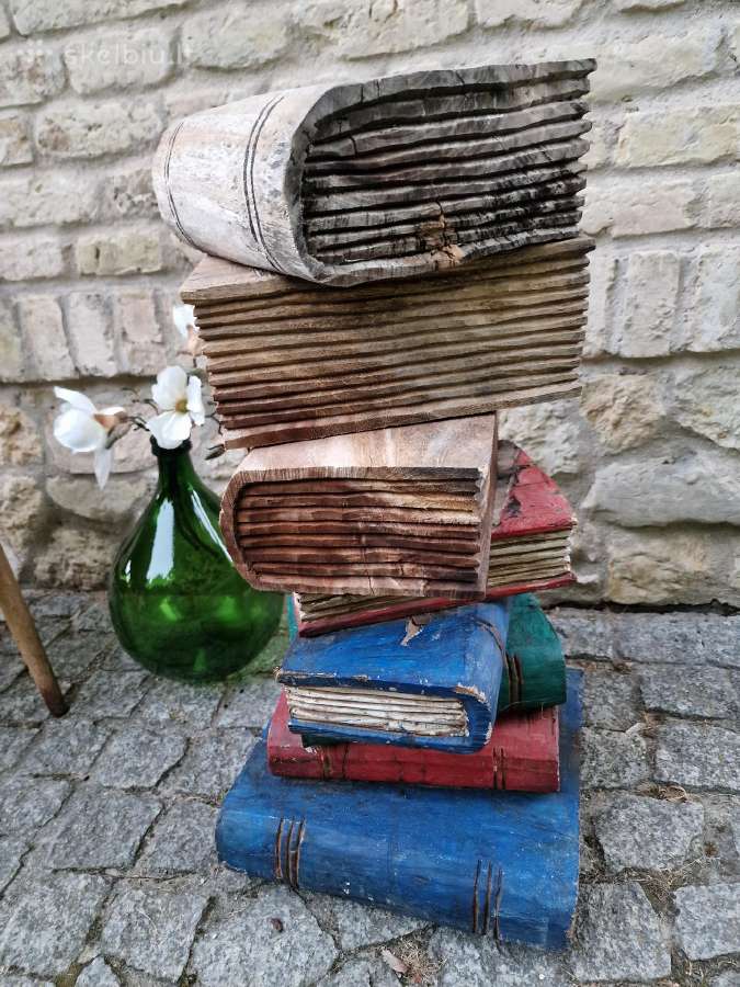 Vintažinės tikmedžio masyvo kolonos-stovai - nuotraukos Nr. 30