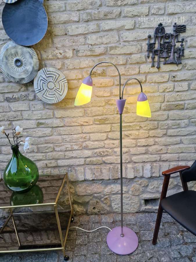 Vintažinis mid century dvigubas toršeras