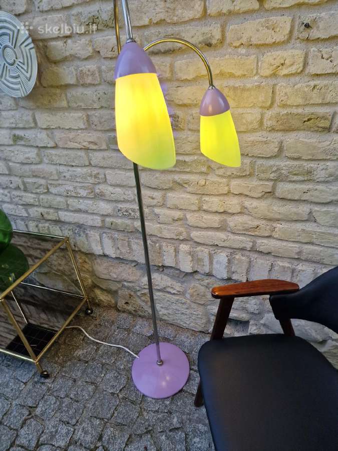Vintažinis mid century dvigubas toršeras - nuotraukos Nr. 2