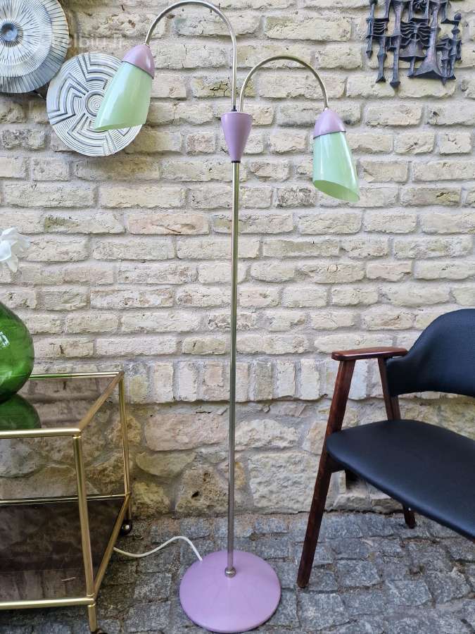Vintažinis mid century dvigubas toršeras - nuotraukos Nr. 3